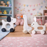 Zuukids Tekerlekli Şirin Arabalar (3'lü Set)