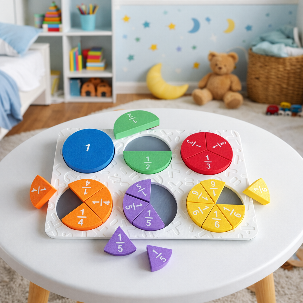 Zuukids Kesir Öğretici Yapboz