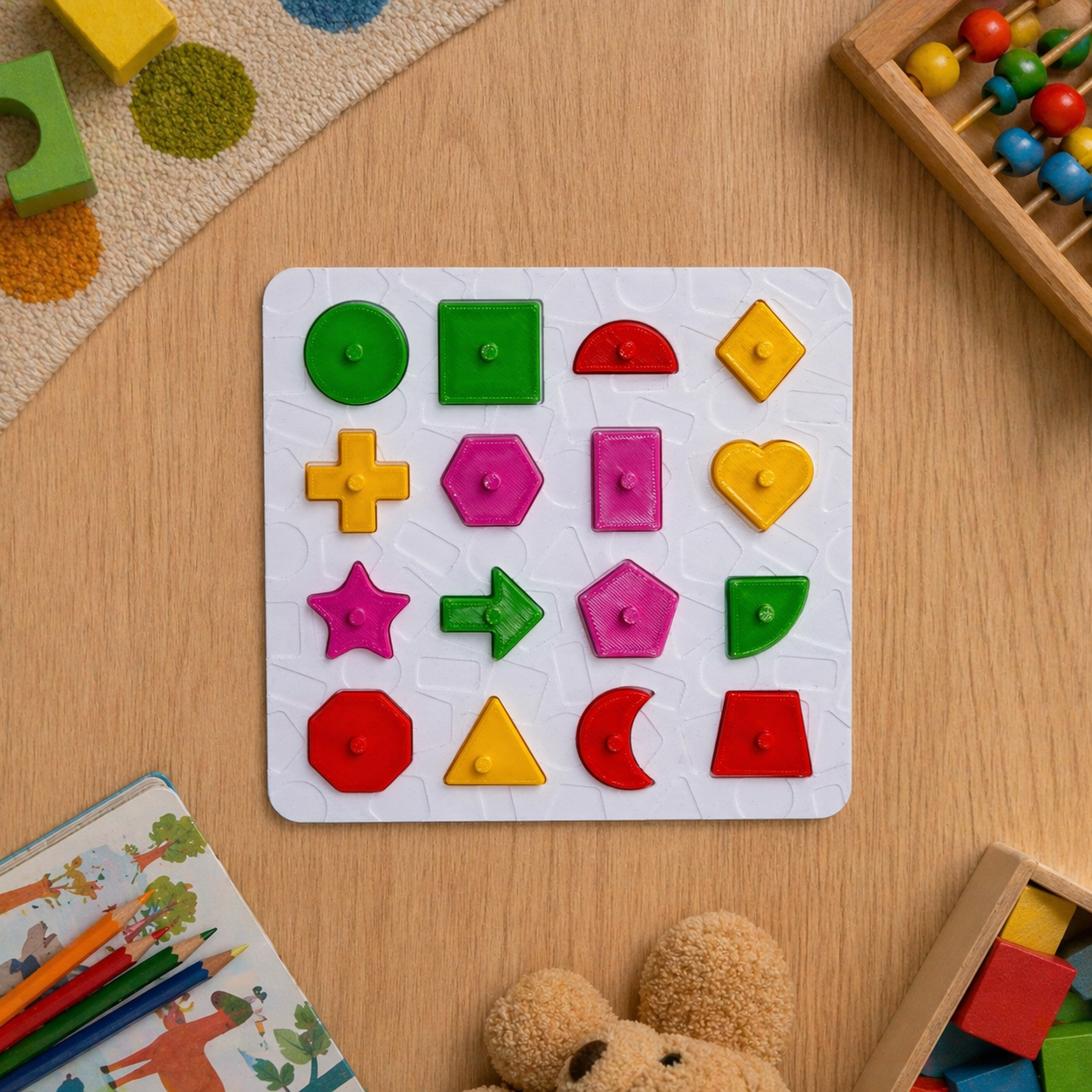 Zuukids Şekil Tanıma ve El Becerileri Seti