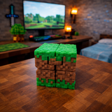 Loops Minecraft Grass - Sonsuz Küp Stres & Odaklanma Destekleyici