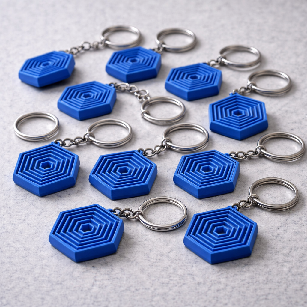 Zuutoptan Hexagon Anahtarlık (20 Adet)