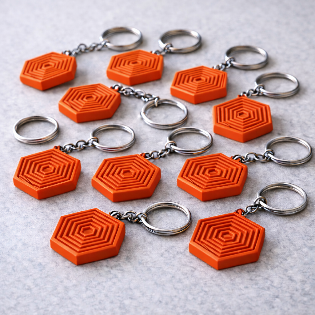 Zuutoptan Hexagon Anahtarlık (20 Adet)