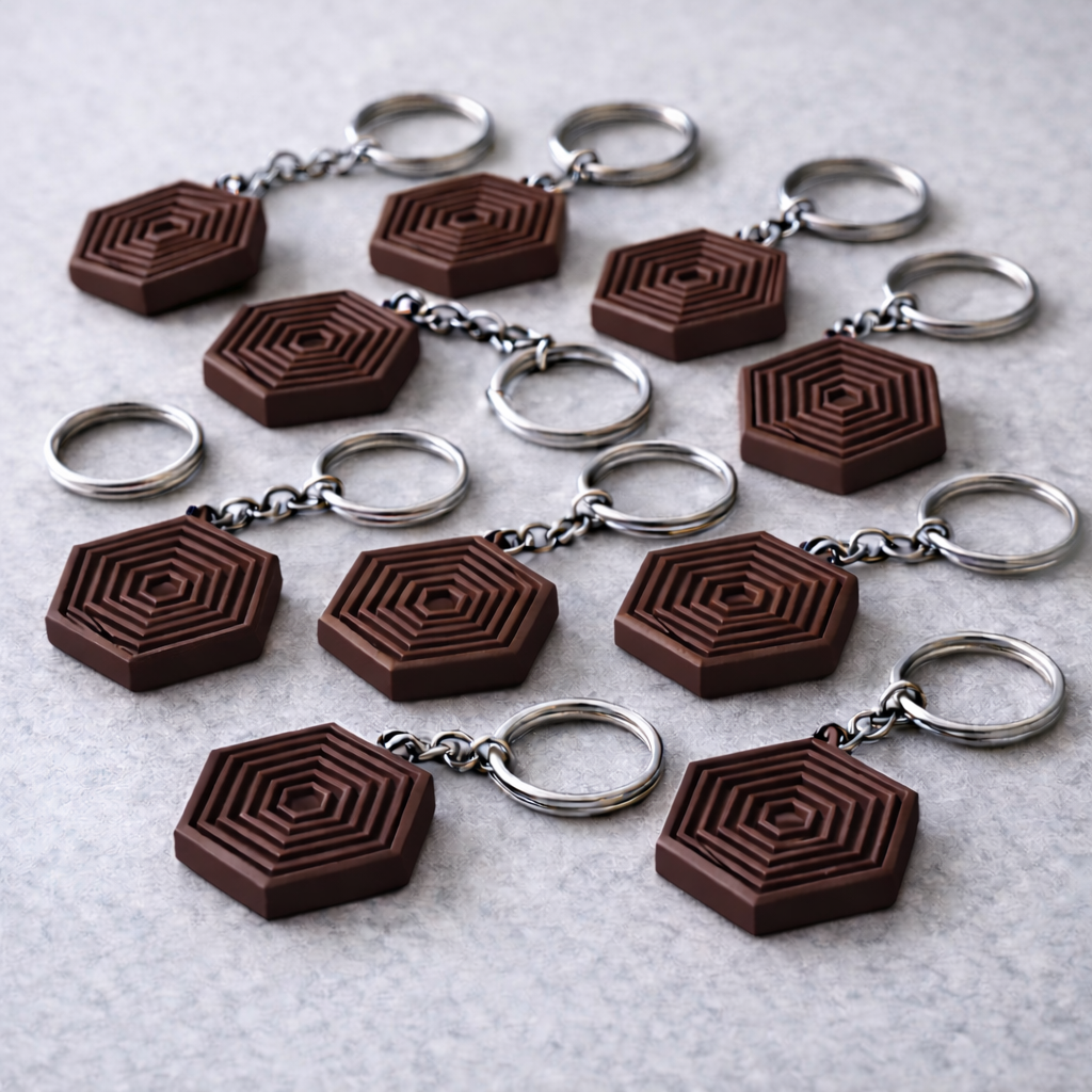 Zuutoptan Hexagon Anahtarlık (20 Adet)
